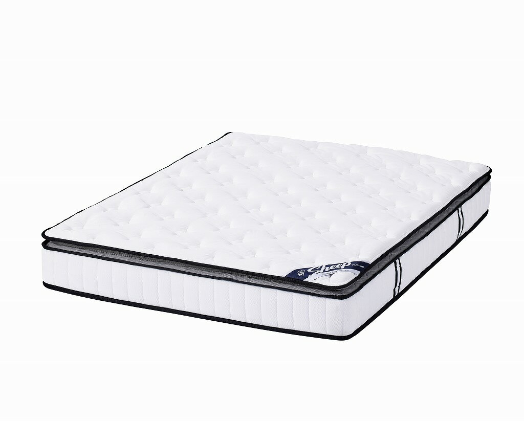アイリスオーヤマ Sheep 眠りを変えるポケットコイルマットレス ダブル 3ゾーン構造&ピロートップ K100535 IRIS OHYAMA