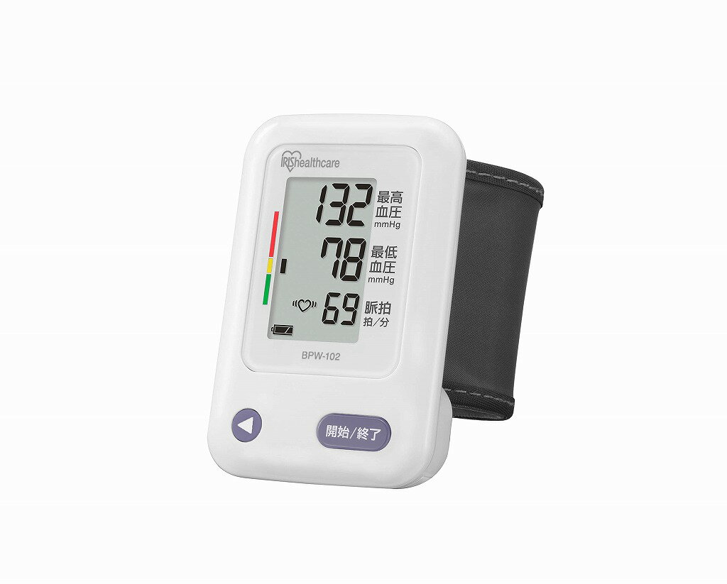 アイリスオーヤマ 血圧計 手首式血圧計 かんたん測定 BPW-102 IRIS OHYAMA