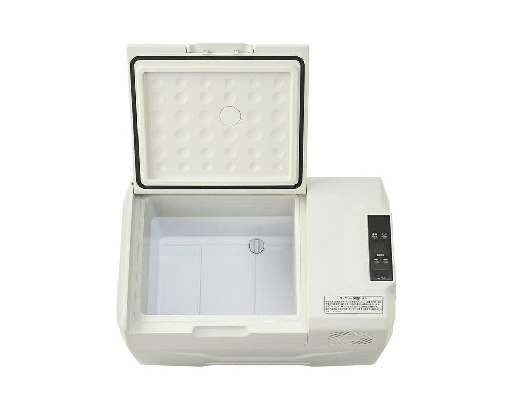 アイリスオーヤマ 持ち運べる冷蔵庫 ポータブル冷蔵庫 30L 車載用 節電モード切替可 スマホ充電できる キャスター付き アウトドア キャンプ BBQ レジャー 旅行 ホワイト IRIS OHYAMA IPD-3B-W