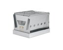 アイリスオーヤマ コンパクトBBQコンロ ステンレス 幅約30.6×奥行約22.8×高さ約20.2cm 折りたたみコンロ 1台3役 焼き網・収納バッグ付き 卓上...
