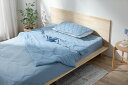 アイリスオーヤマ 掛け布団 幅約140×奥行約190cm シングル 接触冷感 Q-max0.429 リバーシブル ワッフル 抗菌防臭加工 夏用 ブルー IRIS OHYAMA KKF-NS3-S(4)