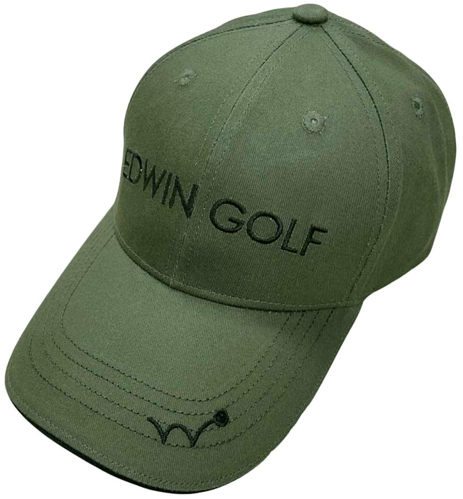 エドウィンゴルフ(Edwin Golf) ゴルフ キャップ カーキ EDCP-3777