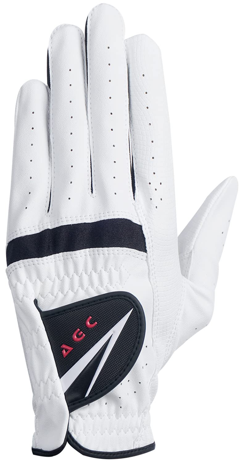 レザックス(LEZAX) AGC ゴルフグローブ メンズ 左手用 ホワイト Lサイズ AGGL-3652