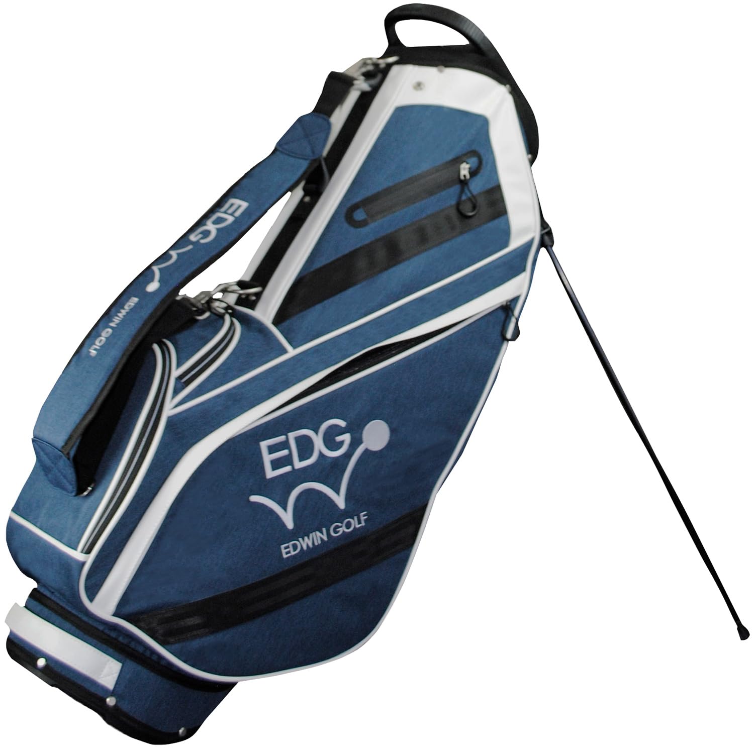 エドウィンゴルフ(Edwin Golf) 9.5型スタンド式キャディバッグ ネイビー EDCB-3479