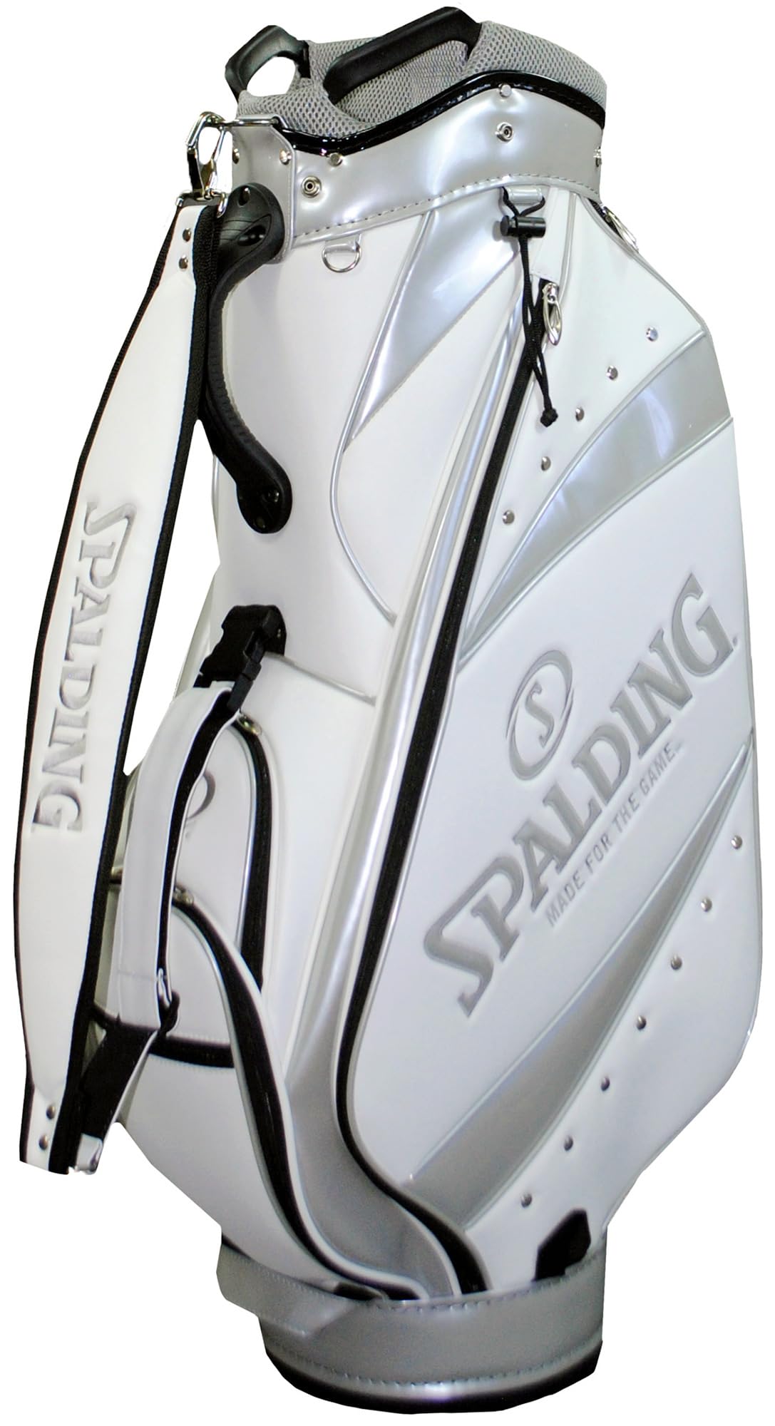SPALDING(スポルディング) ゴルフ 9.5型キャディバッグ ホワイト SPCB-3466