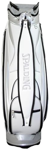 SPALDING(スポルディング) ゴルフ 9.5型キャディバッグ ホワイト SPCB-3466