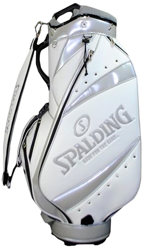 SPALDING(スポルディング) ゴルフ 9.5型キャディバッグ ホワイト SPCB-3466