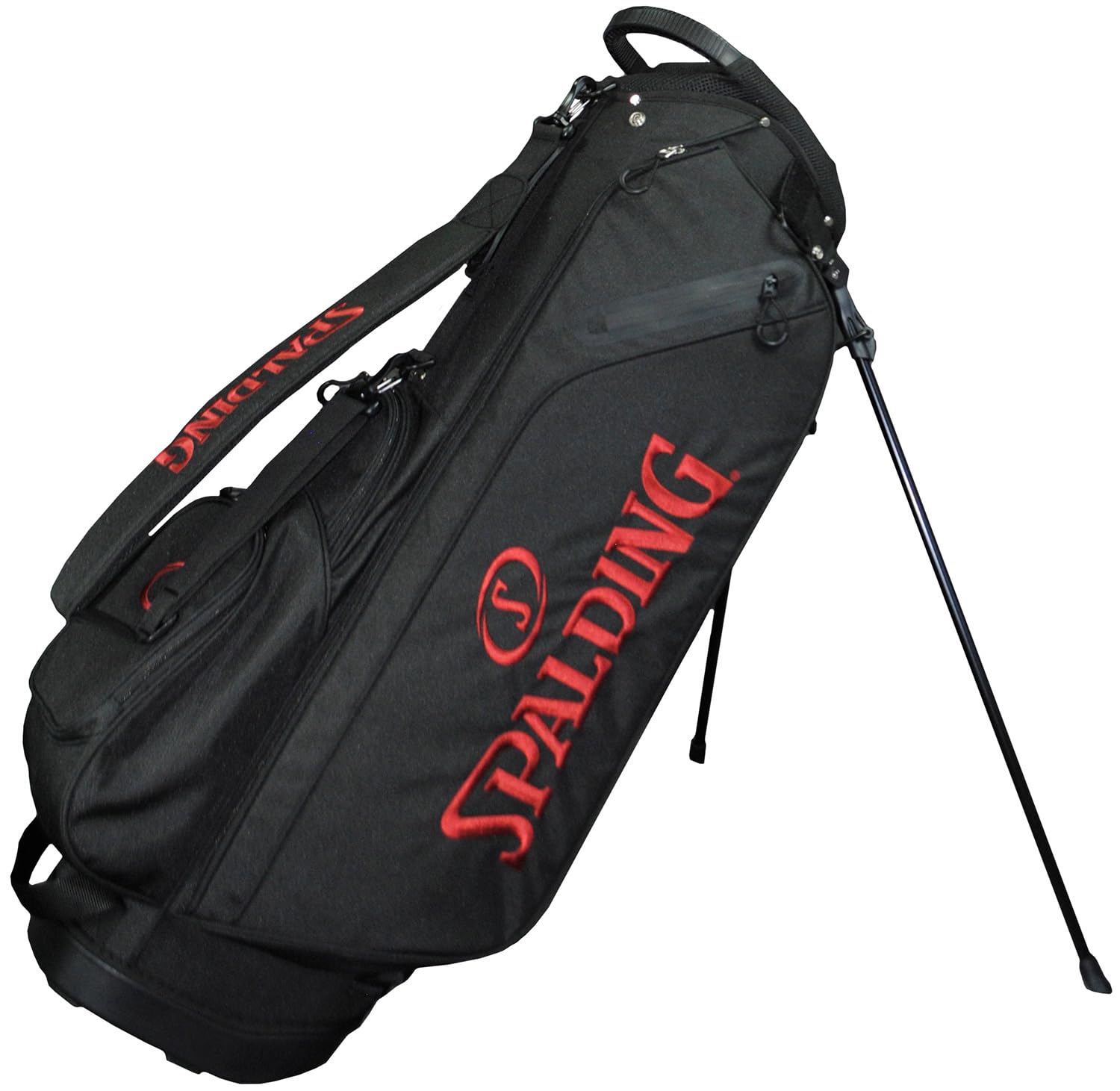 SPALDING(スポルディング) ゴルフ 9.5型スタンド式キャディバッグ ブラック SPCB-3468