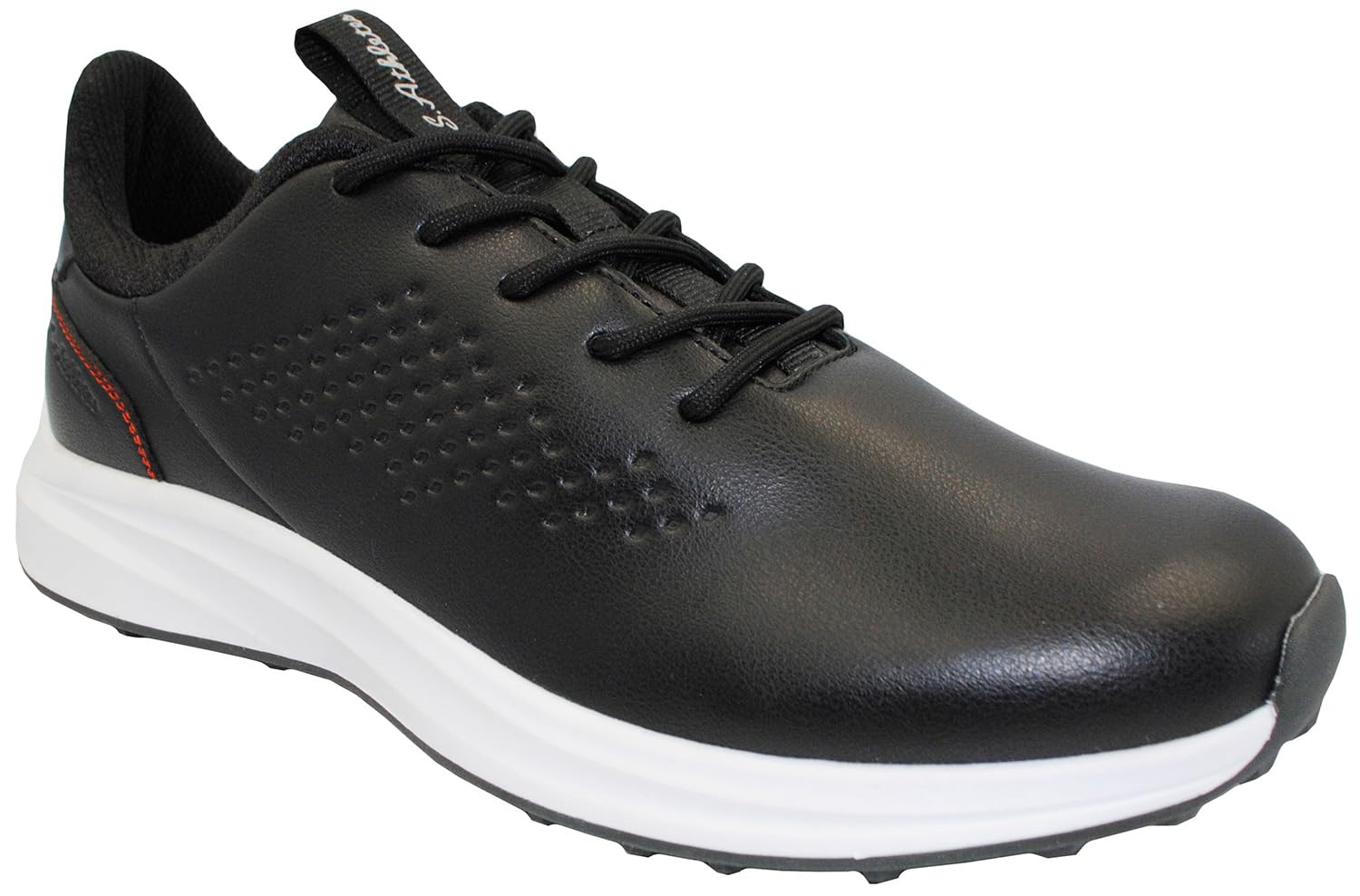 レザックス(LEZAX) U.S.Athletes メンズ ゴルフシューズ スパイクレス ブラック 27.5cm USSH-5750