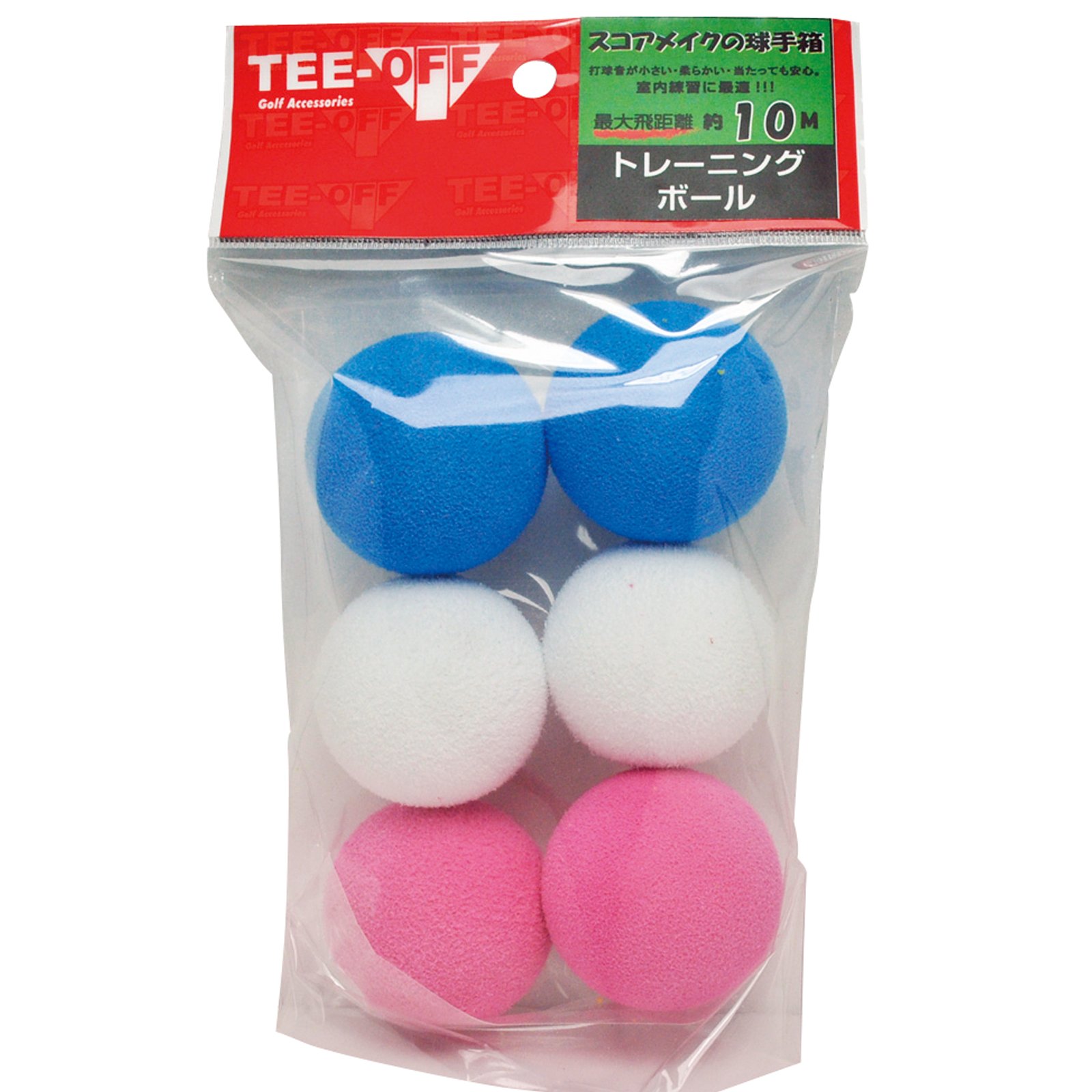 【LEZAX TEE-OFF トレーニングボール TOPL-2123】は、ゴルフ練習に最適なEVA素材のトレーニングボールです。 軽量で耐久性のあるEVAC素材を使用しているため、ご自宅でのスイング練習やアプローチ練習など、屋内外問わず安心...