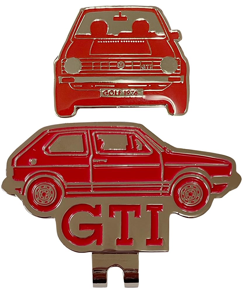 フォルクスワーゲン GTI クリップマーカー（レッド/VWAC-4755）は、レザックス(LEZAX)から登場したゴルフアクセサリーです。 素材にはスチールが使用されており、GTIのデザインが施された高級感のあるマーカーで、ゴルフスタイルをスタイリッシュに演出します。クリップのサイズは幅50mm、マーカーのサイズは幅27mmです。 このクリップマーカーは、ゴルフ中にボールの位置をマークするために使用します。クリップで帽子やベルトなどに簡単に装着でき、必要なときにすぐに取り出して使える実用的なアイテムです。耐久性のあるスチール素材により、ラウンド中の使用にも適しています。 ゴルフ愛好家の方や、フォルクスワーゲン GTIのファンの方への贈り物としてもおすすめです。ゴルフコースや練習場で、さりげなく個性を主張できるアイテムです。（約210文字）
