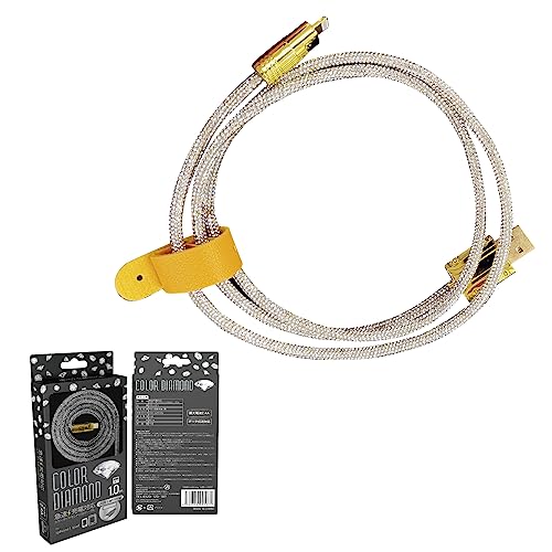HIRO シルバーダイヤモンド USBケーブル Lightning/Type-C HDL-1071 HIRO シルバーダイヤモンド USBケーブル Lightning/Type-C HDL-1071