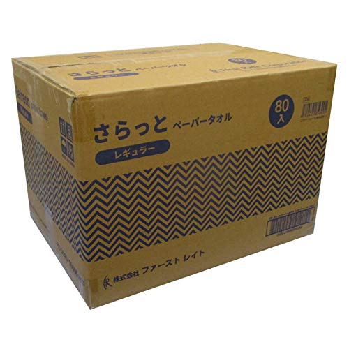 乐天商城 - 【ケース販売】First Rate ファーストレイト さらっとペーパータオル　レギュラー（中判サイズ） FR-5640