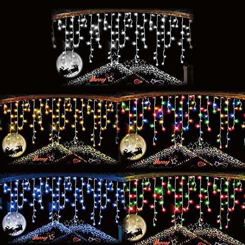 160LED アイシクルライト 5m | LEDイルミネーションライト つららライト クリスマス 飾り 屋外防水 電飾led 室内イルミ パーティー 結婚式 誕生日 アウトドア