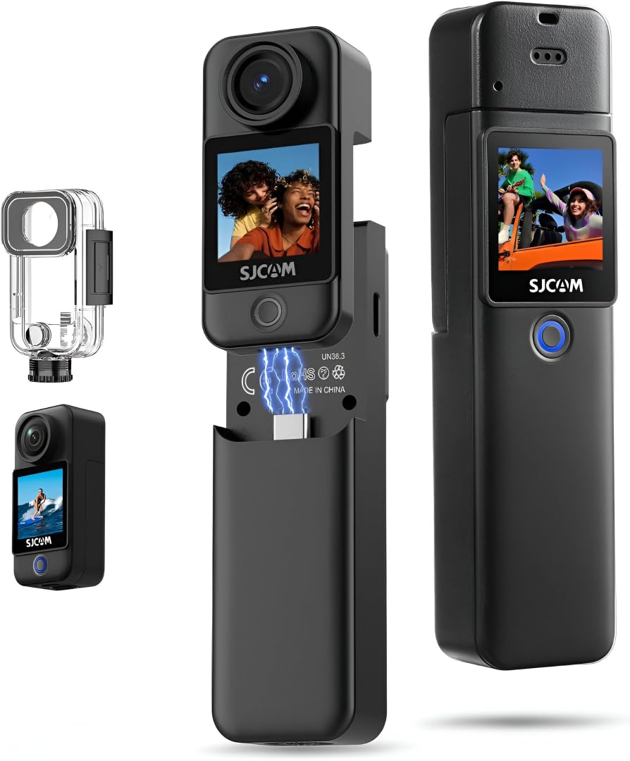 乐天商城 - SJCAM C300 アクションカメラ 4K/30FPS タッチスクリーン 154°広角 8倍デジタルズーム