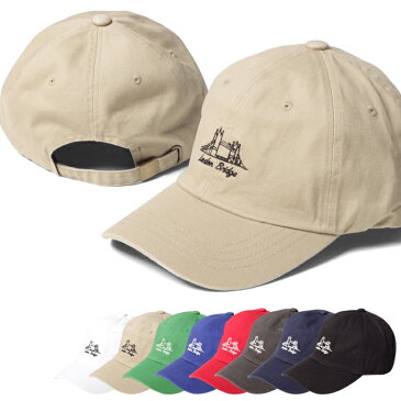 【London Bridge コットンカラー ローキャップ 全8色】CAP カラーキャップ ワンポイント ワッペン レディース メンズ 帽子 カラーキャップ ベースボールキャップ 男性用 女性用 キャップ 春夏素材uv UVカット 帽子 紫外線対策 花粉症 帽子 素材 春夏