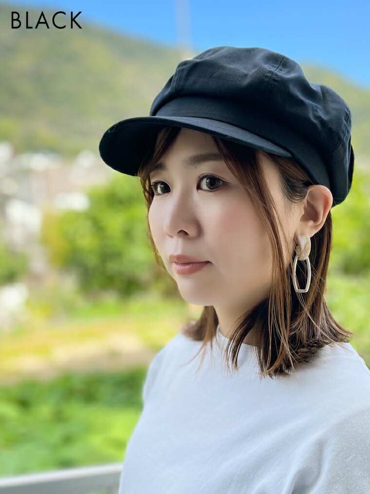 5サイズキャスケット キャンバス素材で涼しい！ キャップ レディース 大きめ UVカ...