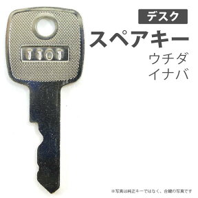 合鍵 スペアキー製作 机 デスク用 ウチダ（UCHIDA） イナバ（INABA、INB） オフィス office あいかぎ セキュリティ 管理 防犯 防犯グッズ