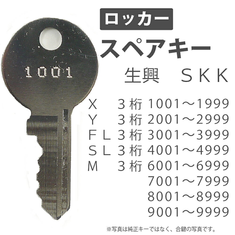 合鍵 スペアキー製作 ロッカー用 生興（SEIKO FAMILY） SKK（S.K.K） オフィス office あいかぎ セキュリティ 管理 防犯 防犯グッズ 2