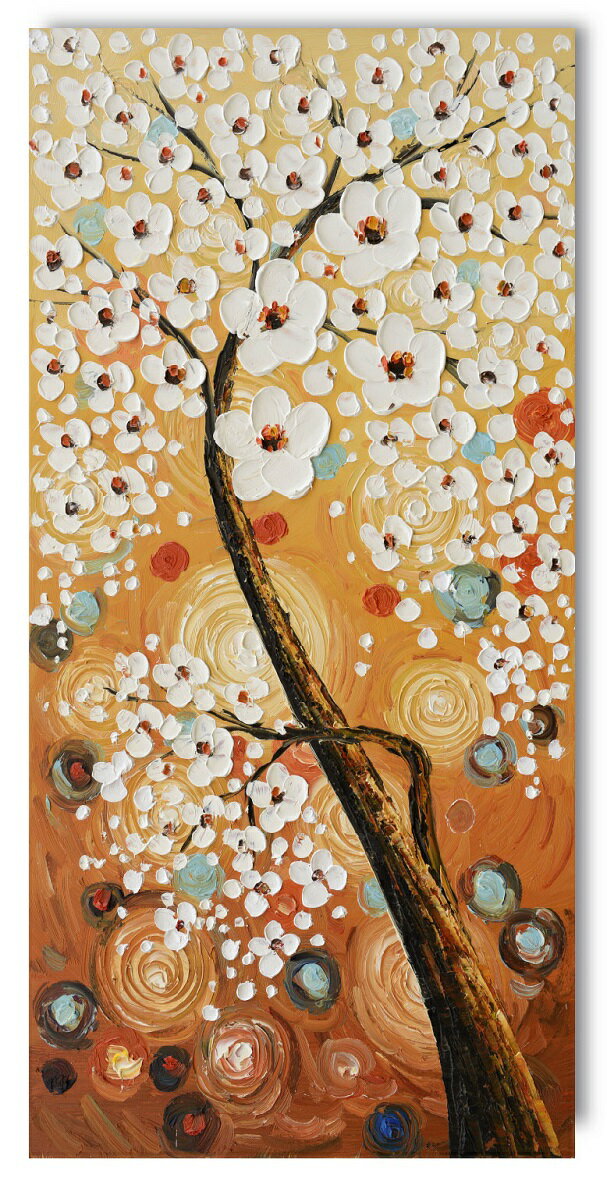 【モダン油絵工房】 油絵 現代絵画 手書きモダン油絵 ナチュラルライン 木G 2FAE-f6 120×60cm