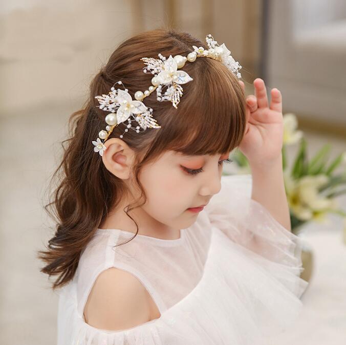 即納【送料無料】子供 ヘアアクセサリー フラワークリップ キッズ髪飾り フラワー ...