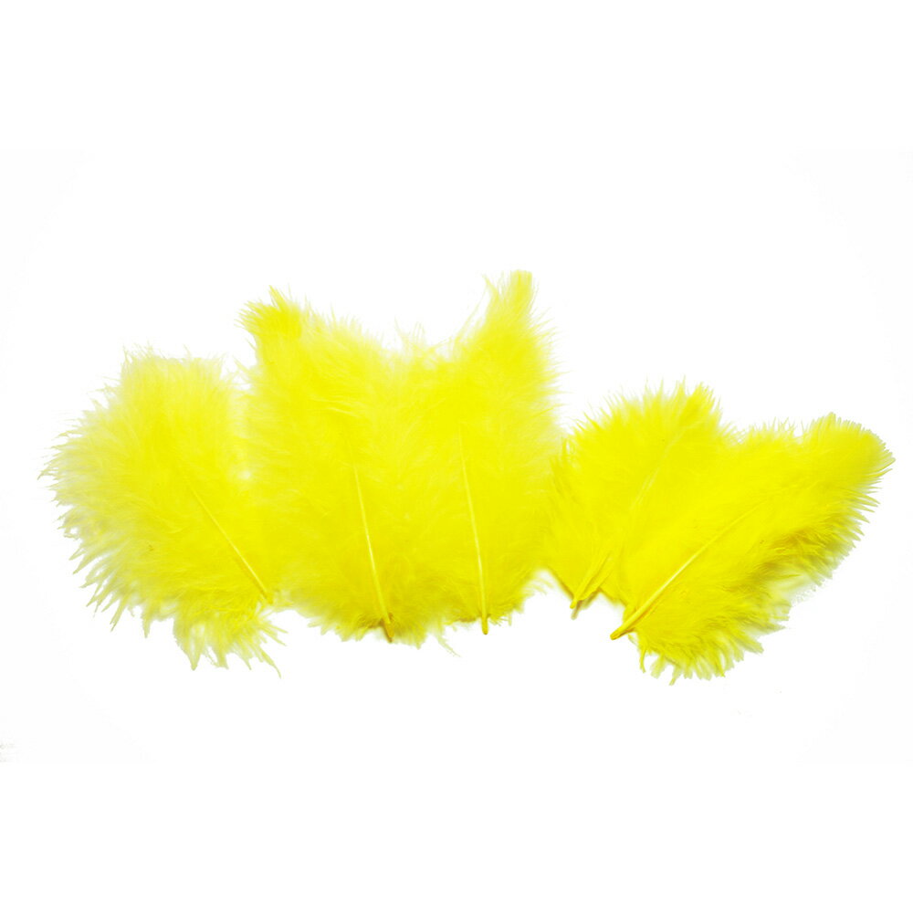 羽 フラット中黄色 羽 飾り 羽根 髪飾り 羽　ビーズ　 天使の羽根　羽　ディスプレイ 羽 エンジェルシ..