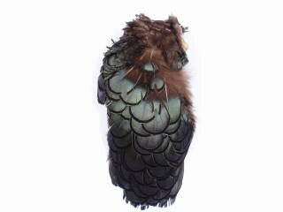 ギンケイ首皮 装飾用の羽根 【アクセサリー パーツ 羽 手芸 アクセサリ フェザー しゅげい】【メール便】