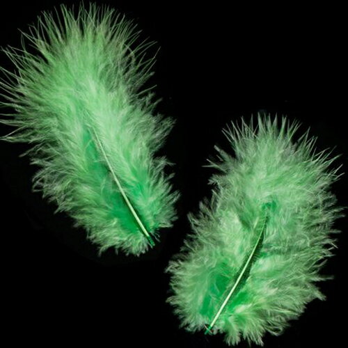 羽 フラット中 グリーン 羽 飾り 羽根 髪飾り 羽　ビーズ　 天使の羽根　羽　ディスプレイ 羽 エンジェ..