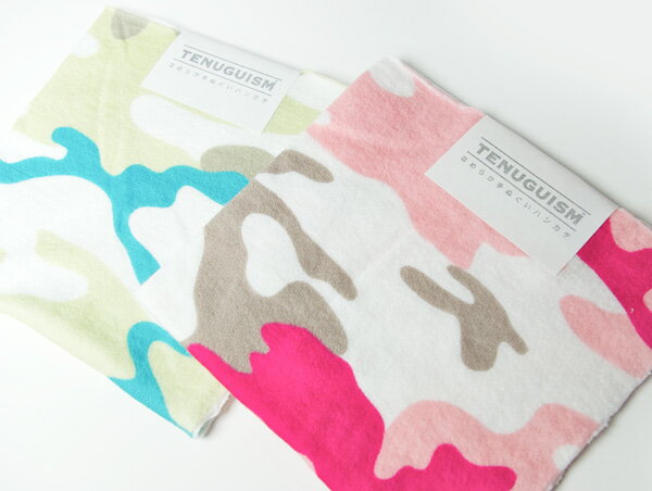 【 LINE登録で300円OFF 】【 TENUGUISM 】 なめらか手ぬぐい テヌグイズム ハンカチ 14種類 かわいい 日本製