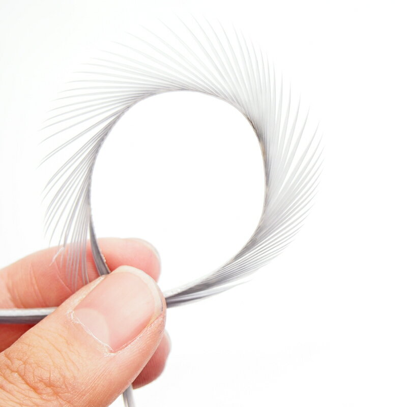 ビヨット6本入り［グレイ］フェザーパーツ 羽根 羽毛 材料 素材 手芸 アクセサリー 花材 フラワーアレンジメント ハロウィン 仮装 ダンス 衣装 コスプレ