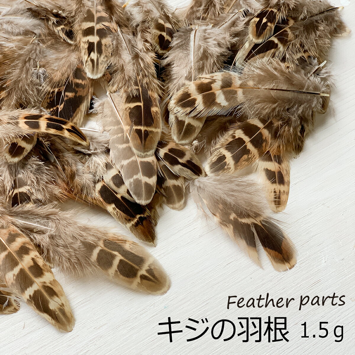 キジの羽根(1.5g)材料 素材 手芸 アクセサリー 花材 ハロウィン クリスマス ダンス 衣装 コスプレ