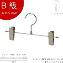 アウトレットハンガー 訳あり B級品 ボトムハンガー 子供用 キッズ用 ベビー用 CLASS-B-205-GO 【1本】クローム ズボン/スカートすべらない【B...