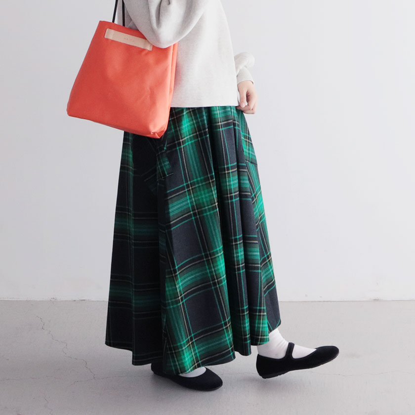 O'neil of Dublinウールキルト サーキュラースカート