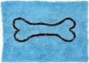【Soggy Doggy Doormat】ソギードギードアマットLサイズ Blue/brown bone【介護 寝たきり 撥水 汚れ ナノテクノロジー】