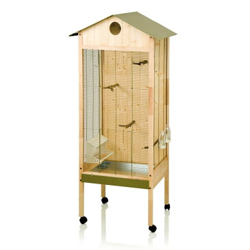 ※人気の木製!鳥小屋です【イタリアFOP】日本初上陸!イタリアFOP社製カナリヤ・小鳥用木製バードケージセット。ディアナナチュラルDiana Natura 【小動物 バードケージ 鳥かご 鳥ケージ 小動物 屋外用 屋内用 学校 幼稚園】