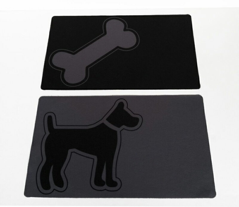 ڥꥫPETSSTOPۥǥ󤬤襤ڥåʤо졪ڥåĥȥåסܥޥåȡ󥰥ʡաɥܥޥåMBlack Mat with Bone - Double Dinerڥȡ롡ǥʡ