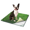 【PoochPad】お外でしかトイレができないワンちゃんのために!室内用トイレトレー用人工芝マット プーチパッドインドアターフドッグポッティトラベラー Sサイズ