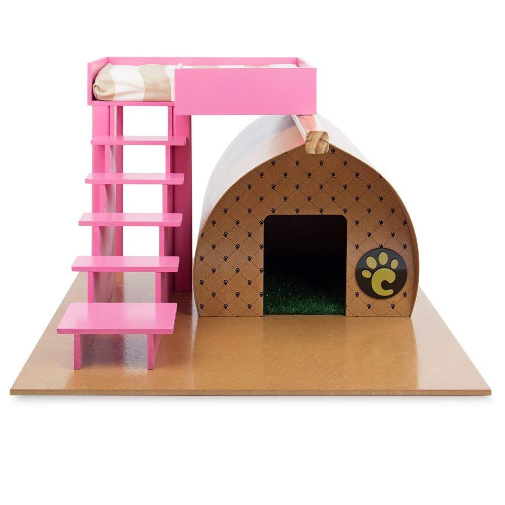 【Carlu Pet House】犬小屋　ブラジルCarlu Pet House　ドッグハウス　ファームラグジュアリードッグハウス　ブルー 【犬小屋　ドッグハウス】