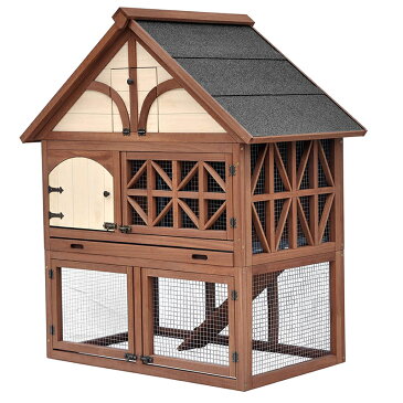 【zoovilla】うさぎ小屋 チュードルラビットハッチ 【犬小屋 大型犬 超大型犬 多頭飼い】