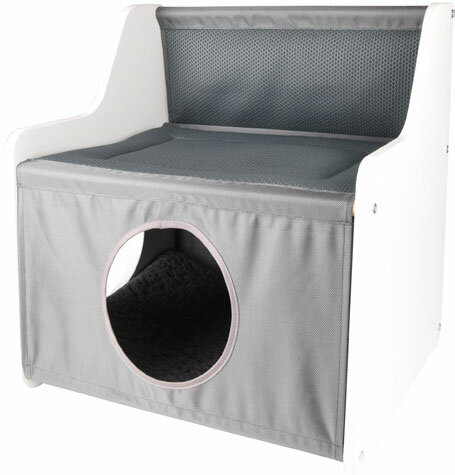 乐天商城 - ※新発売！【FLAMINGOPET】キャットタワー　ベルギーFLAMINGOPET ファーストクラスコレクション　NOVAベンチ　ホワイト