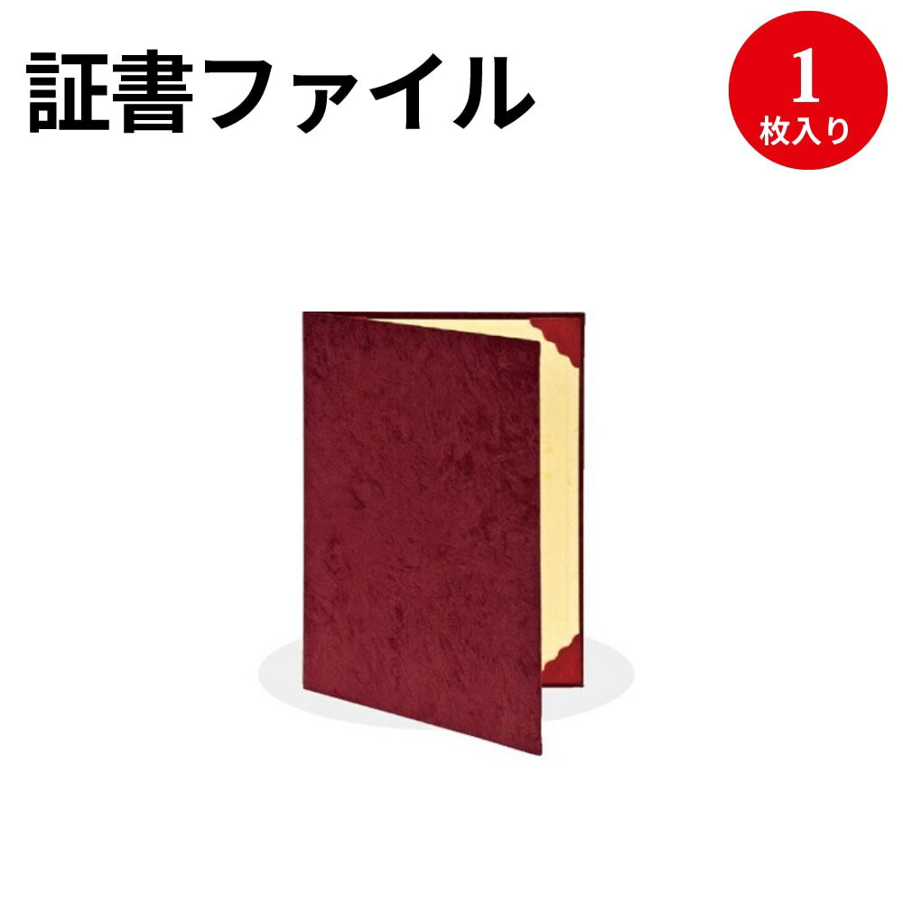 証書ファイル クロス B4 賞状 賞状用紙 表彰状 感謝状 辞令 認定証 卒園証 卒業証 検定 資格 契約書 証明 作品 収納 収納ケース 作品ファイル 作品収納ケース セレモニー 贈呈 メニュー 店舗 案内プレートファイルケース ナカバヤシ 布 ポリエステル 生地 賞状入れ