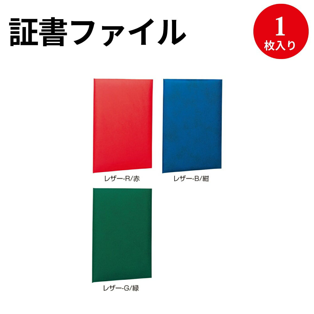 証書ファイル レザ－ B5 賞状 賞状用紙 表彰状 感謝状 辞令 認定証 卒園証 卒業証 検定 資格 契約書 証明 作品 収納 収納ケース 作品ファイル 作品収納ケース セレモニー 贈呈 メニュー 店舗 案内プレートファイルケース ファイル ナカバヤシ ビニール 賞状入れ