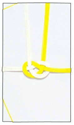 金封 大阪折 黄白七本 無字 27-734 | ササガワ のし 熨斗 熨斗袋 不祝儀 袋 お香典 ご香典 香典 香典袋 お通夜 通夜 葬式 葬儀お葬式 慶弔用品 慶弔袋 仏事 金封 仏教 お悔み お悔やみ 封筒 冠婚葬祭