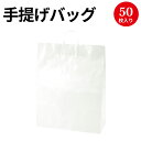 手提げバッグ 白無地 特々大 50-5500 | バッグ bag 紙バッグ 紙袋 手提げ袋 マチあり プレゼント ギフト 包装 梱包 誕生日 ギフト シンプル かわいい おしゃれ アクセサリー 小物 レジ 袋 雑貨 店舗 ラッピング ペーパーバッグ 包装資材 荷物入れ 買い物バッグ