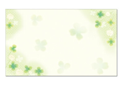 【ゆうパケット対応】 カード 白つめ草 名刺サイズ 16-1727 | 紙製 店舗 開店 オープン 商品 商品案内 手描き 販促品 プライス プライスカード プライスタグ 値札 タグ 店頭 タカ ショーカード カード カワイイ ポップ popのサムネイル