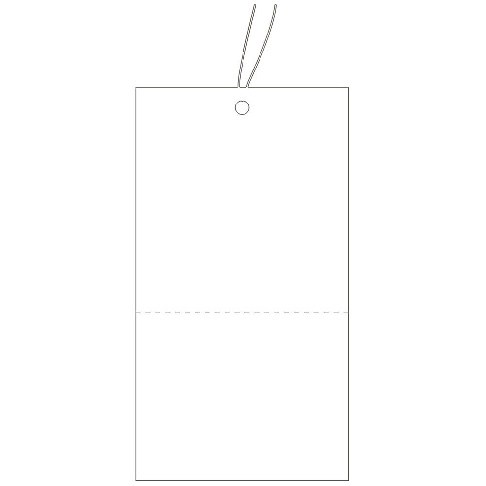 提札 四角型 白無地 ミシン入 18-81 | ササガワ(タカ印) 値札 無地 白 ホワイト 単色 タグ 手書き プライスタグ アパレル ファッション ブランド ハンドメイド フリマ フリー マーケット 糸 札 シンプル 紐付き 販促 POP用品 ポップ 手芸 販売 ハンドメイド用 切り取り