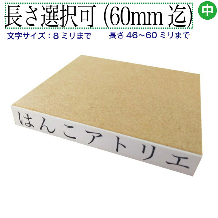 一行印 一行ゴム印 長さ選択可 60ミリまで 文字サイズ 20pt 23pt お名前スタンプ ゴム印 はんこ ハンコ 判子 オーダー 漢字 ひらがな カタカナ ローマ字 数字