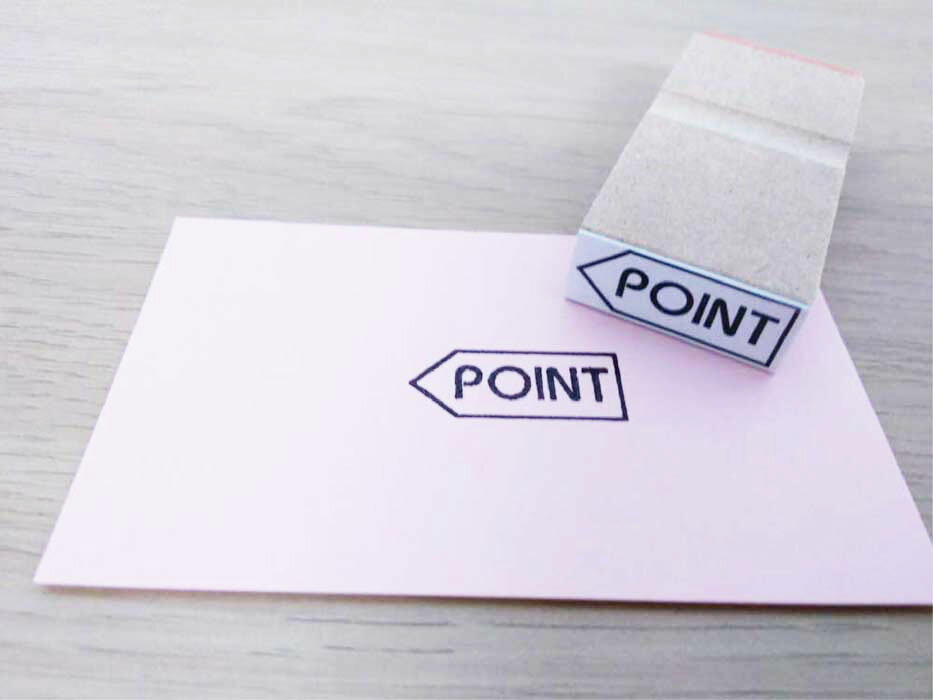 Rakuten - ノートにポン はんこ ポイント POINT ノート 勉強 受験 ゴム印 かわいい