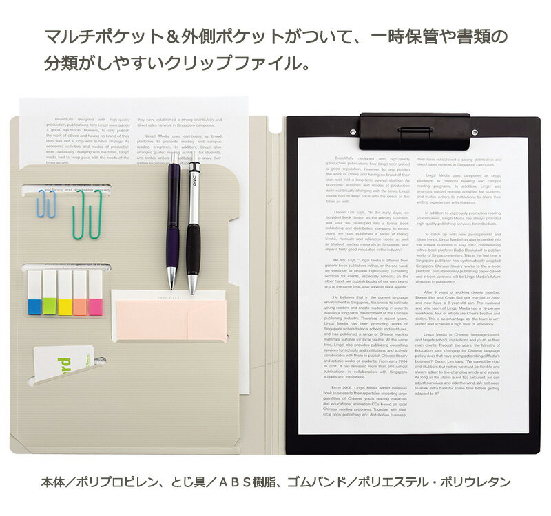 ��LIHIT LAB�ۥ�ҥȥ�֡�SMART FIT ����åץե����� A4 5���顼 F-7560 ����åץܡ��� �Х������