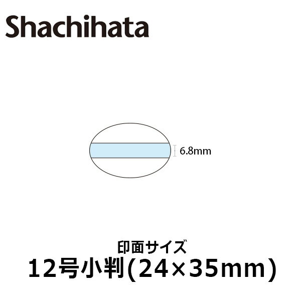 【シヤチハタ】データースタンプ 日付印 マスター部 12号小判 印面のみ テキスト入稿(Aタイプ)[受領印/領収印/日付入り/オーダーメイド/ゴム印/ビジネス]